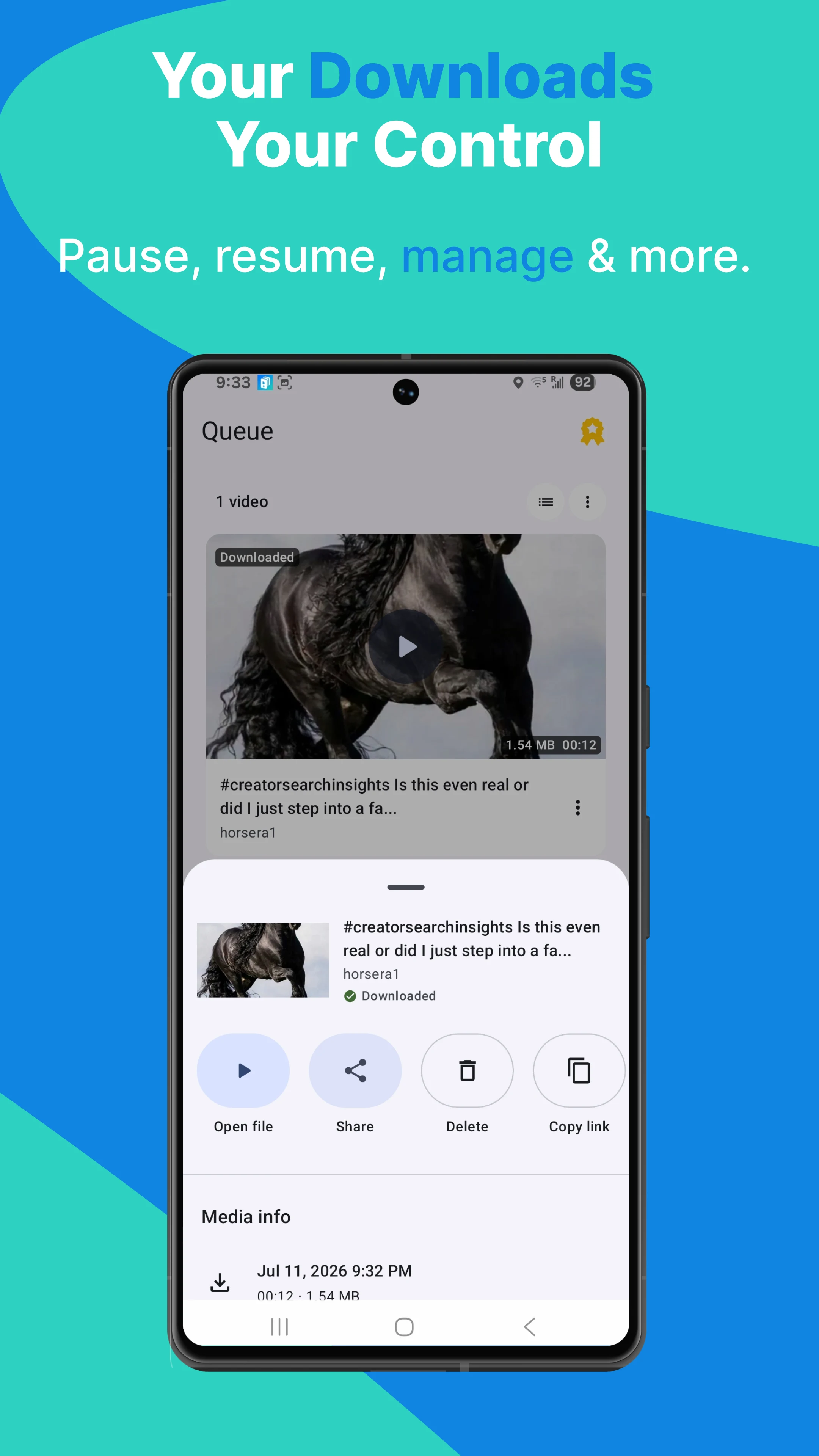 ClipDown: Smart Video Saver screenshot
