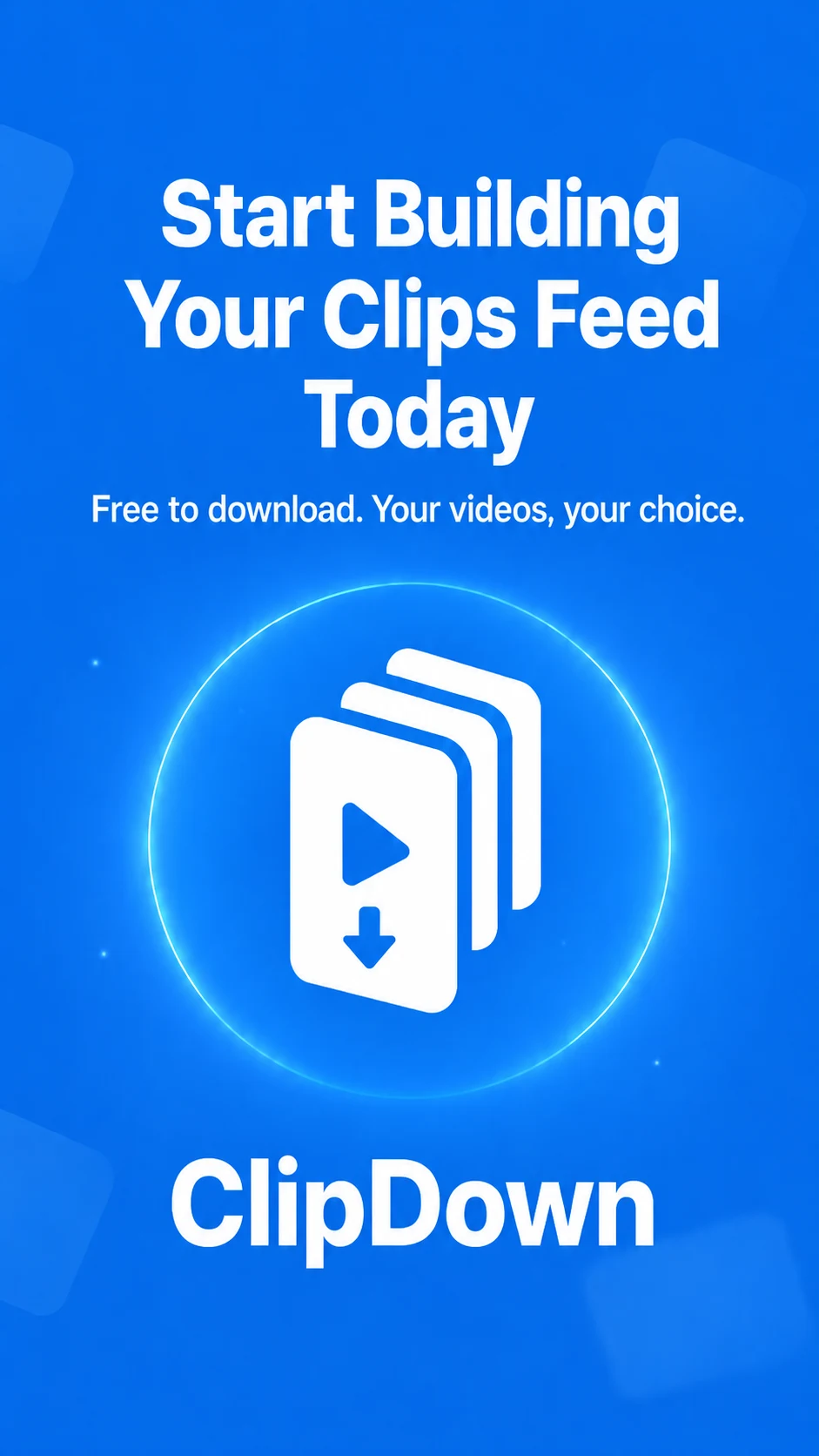 ClipDown: Smart Video Saver screenshot